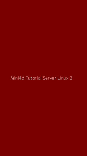 Tampilan Antarmuka Aplikasi Mini4d Tutorial Server Linux - 2