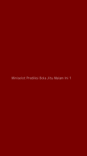 Tampilan Antarmuka Aplikasi Miniselot Prediksi Bola Jitu Malam Ini - 1
