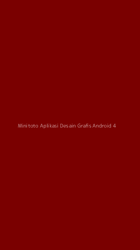 Tampilan Antarmuka Aplikasi Minitoto Aplikasi Desain Grafis Android - 4
