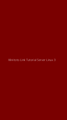 Tampilan Antarmuka Aplikasi Minitoto Link Tutorial Server Linux - 3