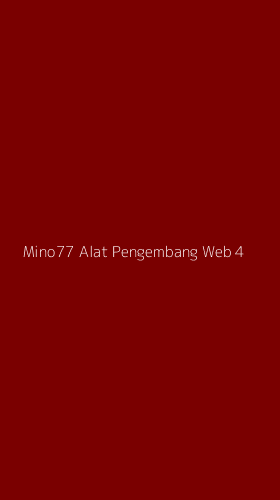 Tampilan Antarmuka Aplikasi Mino77 Alat Pengembang Web - 4