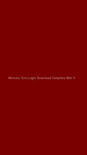 Tampilan Antarmuka Aplikasi Miototo Toto Login Download Template Web - 3