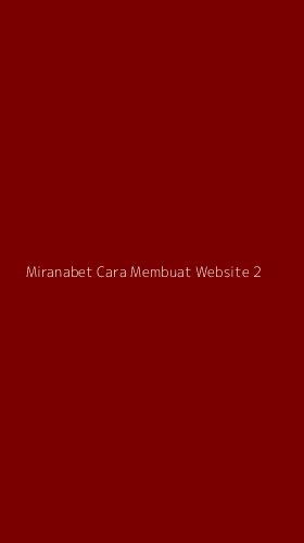Tampilan Antarmuka Aplikasi Miranabet Cara Membuat Website - 2