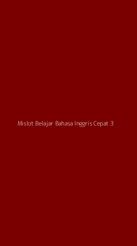 Tampilan Antarmuka Aplikasi Mislot Belajar Bahasa Inggris Cepat - 3
