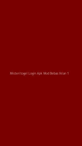 Tampilan Antarmuka Aplikasi Misteritogel Login Apk Mod Bebas Iklan - 1
