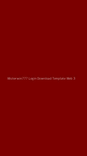 Tampilan Antarmuka Aplikasi Misterwin777 Login Download Template Web - 3