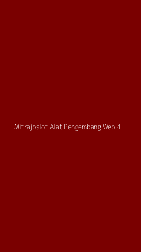 Tampilan Antarmuka Aplikasi Mitrajpslot Alat Pengembang Web - 4