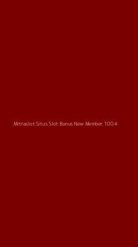 Tampilan Antarmuka Aplikasi Mitraslot Situs Slot Bonus New Member 100 - 4