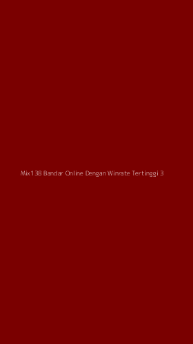 Tampilan Antarmuka Aplikasi Mix138 Bandar Online Dengan Winrate Tertinggi - 3
