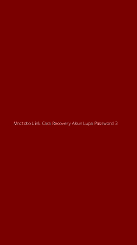 Tampilan Antarmuka Aplikasi Mnctoto Link Cara Recovery Akun Lupa Password - 3