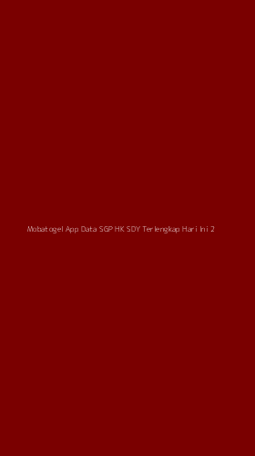 Tampilan Antarmuka Aplikasi Mobatogel App Data Sgp Hk Sdy Terlengkap Hari Ini - 2