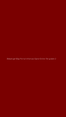 Tampilan Antarmuka Aplikasi Mobatogel Wap Portal Informasi Game Online Terupdate - 2