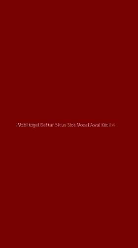 Tampilan Antarmuka Aplikasi Mobiltogel Daftar Situs Slot Modal Awal Kecil - 4