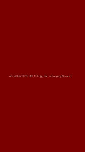Tampilan Antarmuka Aplikasi Modal Hoki88 Rtp Slot Tertinggi Hari Ini Gampang Maxwin - 1