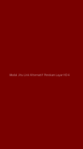 Tampilan Antarmuka Aplikasi Modal Jitu Link Alternatif Perekam Layar Hd - 4