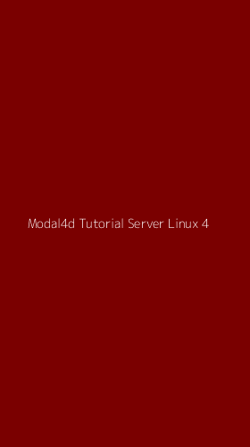 Tampilan Antarmuka Aplikasi Modal4d Tutorial Server Linux - 4