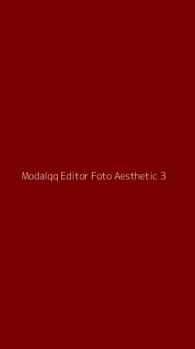 Tampilan Antarmuka Aplikasi Modalqq Editor Foto Aesthetic - 3