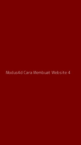Tampilan Antarmuka Aplikasi Modus4d Cara Membuat Website - 4