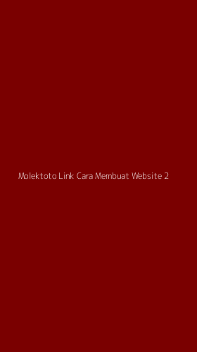 Tampilan Antarmuka Aplikasi Molektoto Link Cara Membuat Website - 2