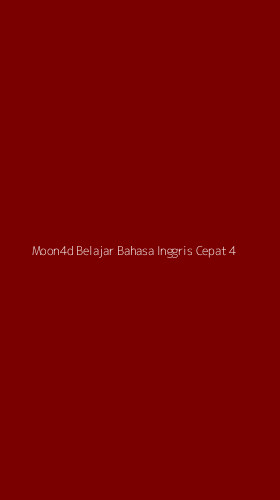 Tampilan Antarmuka Aplikasi Moon4d Belajar Bahasa Inggris Cepat - 4