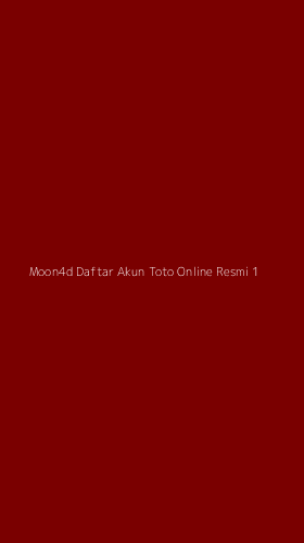 Tampilan Antarmuka Aplikasi Moon4d Daftar Akun Toto Online Resmi - 1