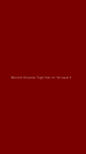 Tampilan Antarmuka Aplikasi Mooslot Keluaran Togel Hari Ini Tercepat - 4