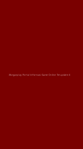 Tampilan Antarmuka Aplikasi Morganplay Portal Informasi Game Online Terupdate - 4