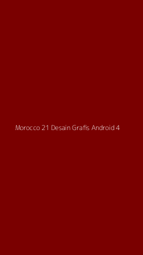 Tampilan Antarmuka Aplikasi Morocco 21 Desain Grafis Android - 4