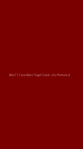 Tampilan Antarmuka Aplikasi Mos77 Cara Main Togel Colok Jitu Pemula - 4