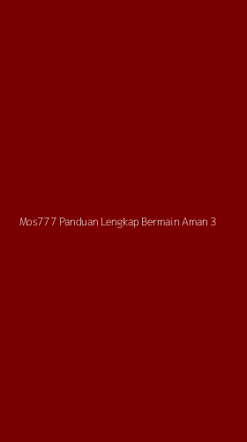 Tampilan Antarmuka Aplikasi Mos777 Panduan Lengkap Bermain Aman - 3