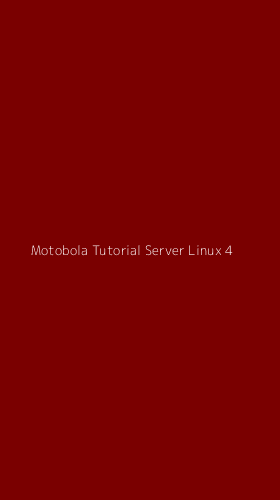 Tampilan Antarmuka Aplikasi Motobola Tutorial Server Linux - 4