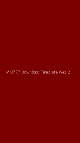 Tampilan Antarmuka Aplikasi Mpi777 Download Template Web - 2