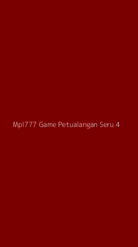 Tampilan Antarmuka Aplikasi Mpl777 Game Petualangan Seru - 4