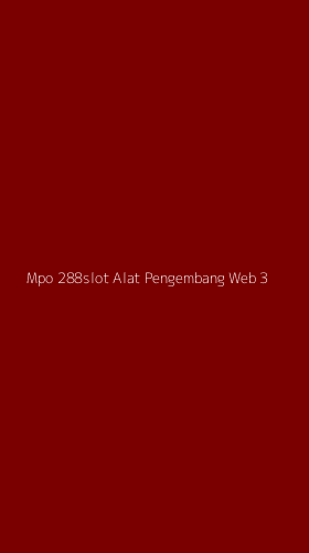 Tampilan Antarmuka Aplikasi Mpo 288slot Alat Pengembang Web - 3