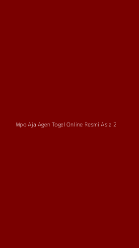 Tampilan Antarmuka Aplikasi Mpo Aja Agen Togel Online Resmi Asia - 2