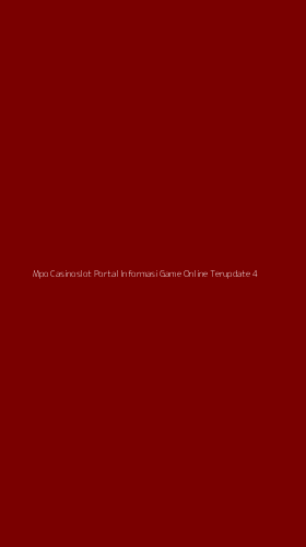 Tampilan Antarmuka Aplikasi Mpo Casinoslot Portal Informasi Game Online Terupdate - 4