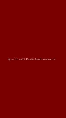 Tampilan Antarmuka Aplikasi Mpo Cobraslot Desain Grafis Android - 2