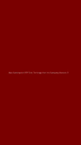 Tampilan Antarmuka Aplikasi Mpo Gamingslot Rtp Slot Tertinggi Hari Ini Gampang Maxwin - 3
