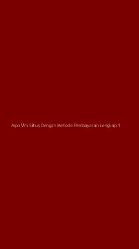 Tampilan Antarmuka Aplikasi Mpo Mm Situs Dengan Metode Pembayaran Lengkap - 1