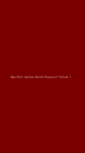 Tampilan Antarmuka Aplikasi Mpo Petir Aplikasi Mobile Responsif Terbaik - 1
