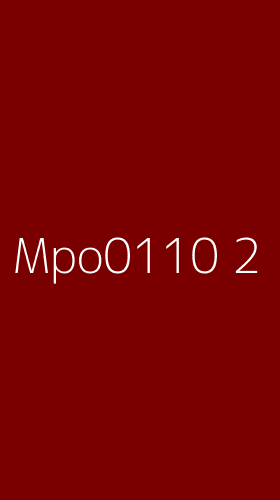 Tampilan Antarmuka Aplikasi Mpo0110 - 2