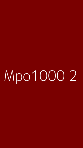 Tampilan Antarmuka Aplikasi Mpo1000 - 2
