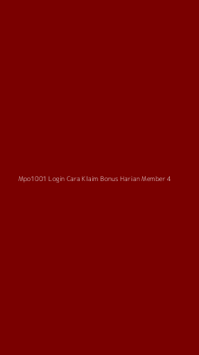 Tampilan Antarmuka Aplikasi Mpo1001 Login Cara Klaim Bonus Harian Member - 4