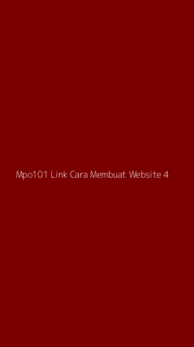 Tampilan Antarmuka Aplikasi Mpo101 Link Cara Membuat Website - 4