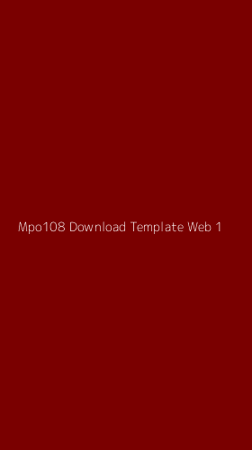 Tampilan Antarmuka Aplikasi Mpo108 Download Template Web - 1