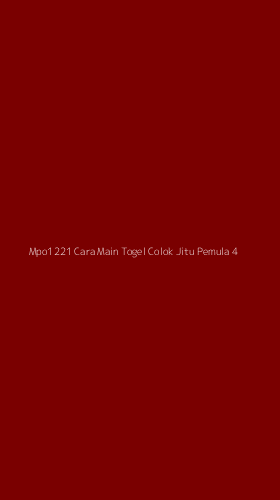 Tampilan Antarmuka Aplikasi Mpo1221 Cara Main Togel Colok Jitu Pemula - 4
