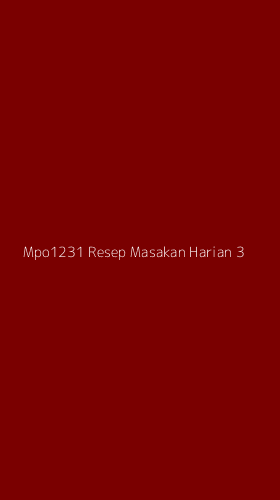 Tampilan Antarmuka Aplikasi Mpo1231 Resep Masakan Harian - 3