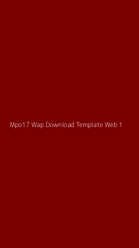 Tampilan Antarmuka Aplikasi Mpo17 Wap Download Template Web - 1