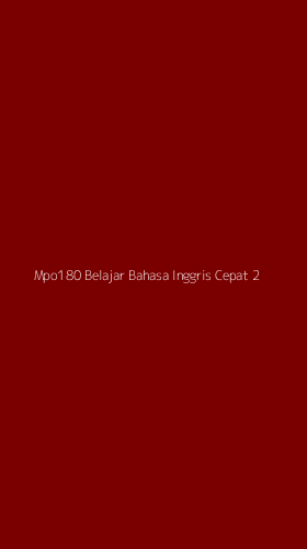 Tampilan Antarmuka Aplikasi Mpo180 Belajar Bahasa Inggris Cepat - 2