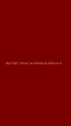 Tampilan Antarmuka Aplikasi Mpo1881 Online Cara Membuat Website - 4
